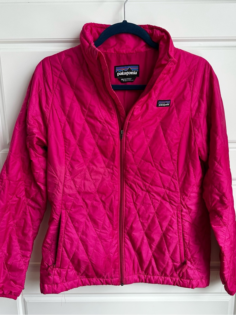Patagonia Kids Quilted Jacket - Bright Pink Size XXL/16
